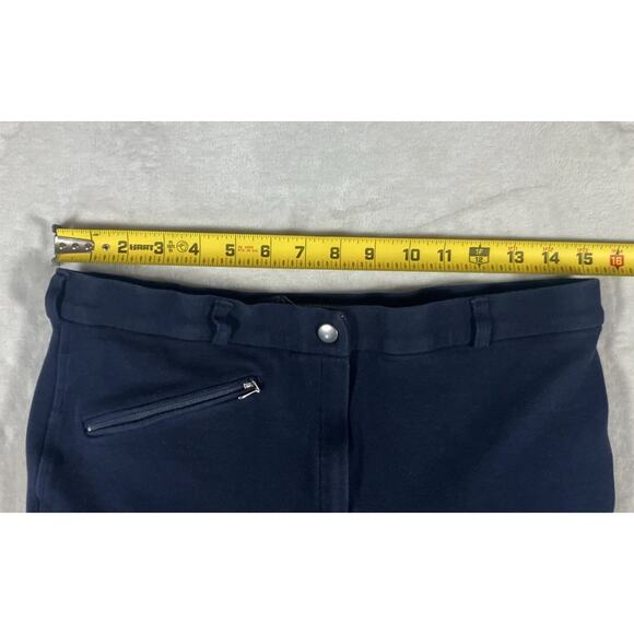 Horze Equestrian Women's Active Full Seat Breeches Peacoat Dark Blue Size 30 - Picture 15 of 16